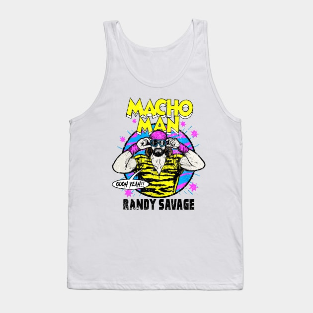 Macho Man Randy Savage Oooh yeah Tank Top by craftydoartist